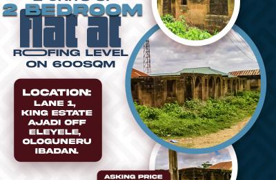 2 Units of 2 Bedroom flat at roofing level on 600sqm