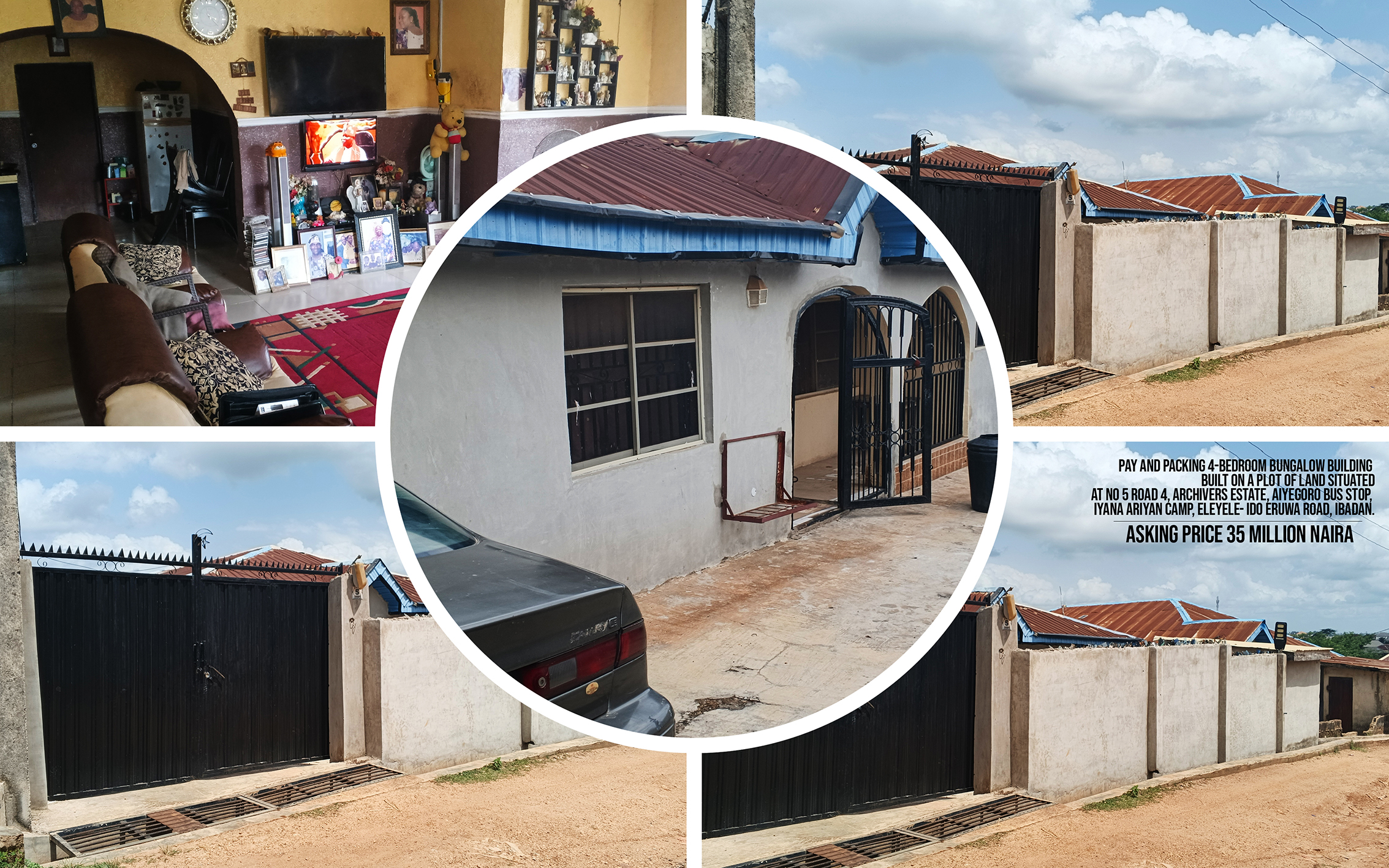 FOR SALE , PAY AND PACKING 4 BEDROON FLAT