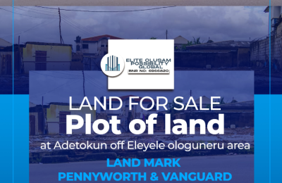 Plot of land for Sale at Adetokun off Eleyele
